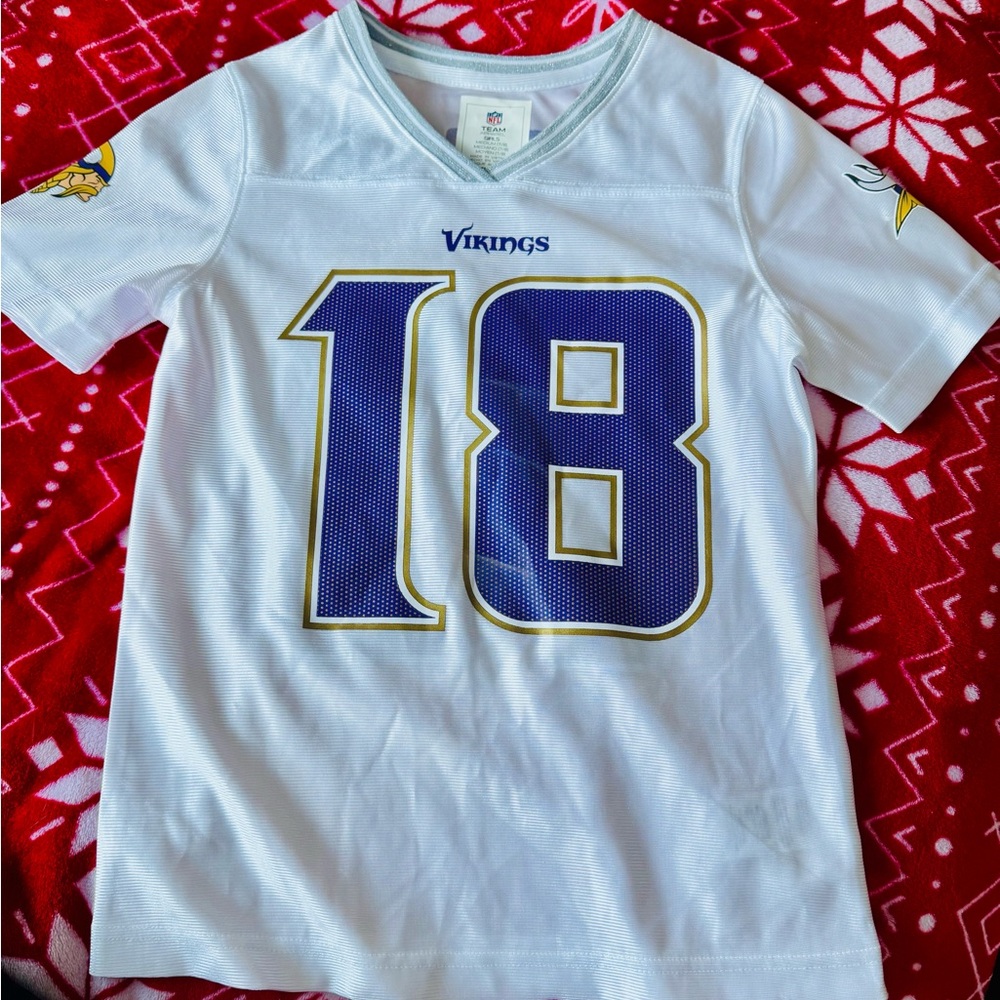 Vikings Women's White Jersey Top